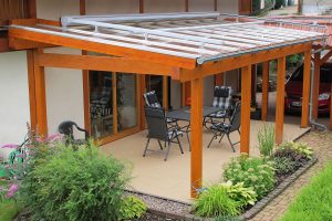 Terrassenüberdachung mit Dachverglasung