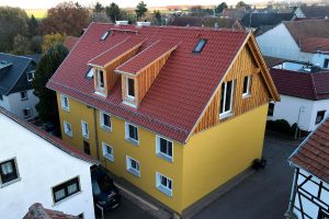 Aufstockung in Holzrahmenbau